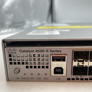 Switch Catalyst WS-C4500X-24X-ES 24 Puertos 10G SFP+ – Capa 3, Reacondicionado
