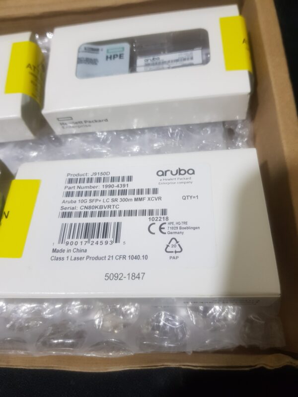 Transceptor HPE J9150D 1000BASE-SX SFP 850nm – Fibra Multimodo LC 550m - Image 6