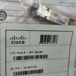 Transceptor SFP+ Cisco SFP-10GB-SR= 10GBASE-SR 850nm – Fibra Multimodo LC Holograma
